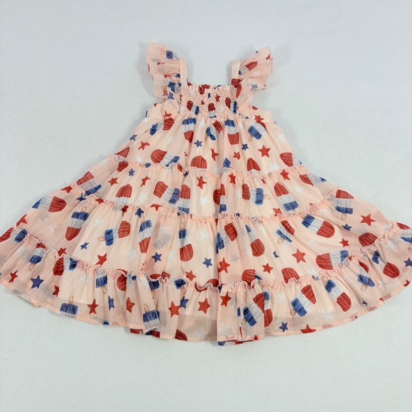 Cheeky Plum Girls Dress Bomb Pop Popsicle Size 8 4th of July Summer EXCELLENT - Picture 9 of 9